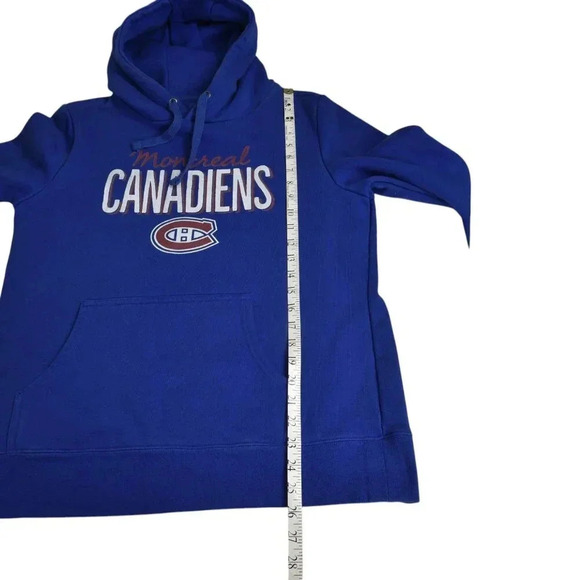 NHL Montreal Canadiens Hockey Sweatshirt Hoodie  Blue Size Large - Picture 7 of 8